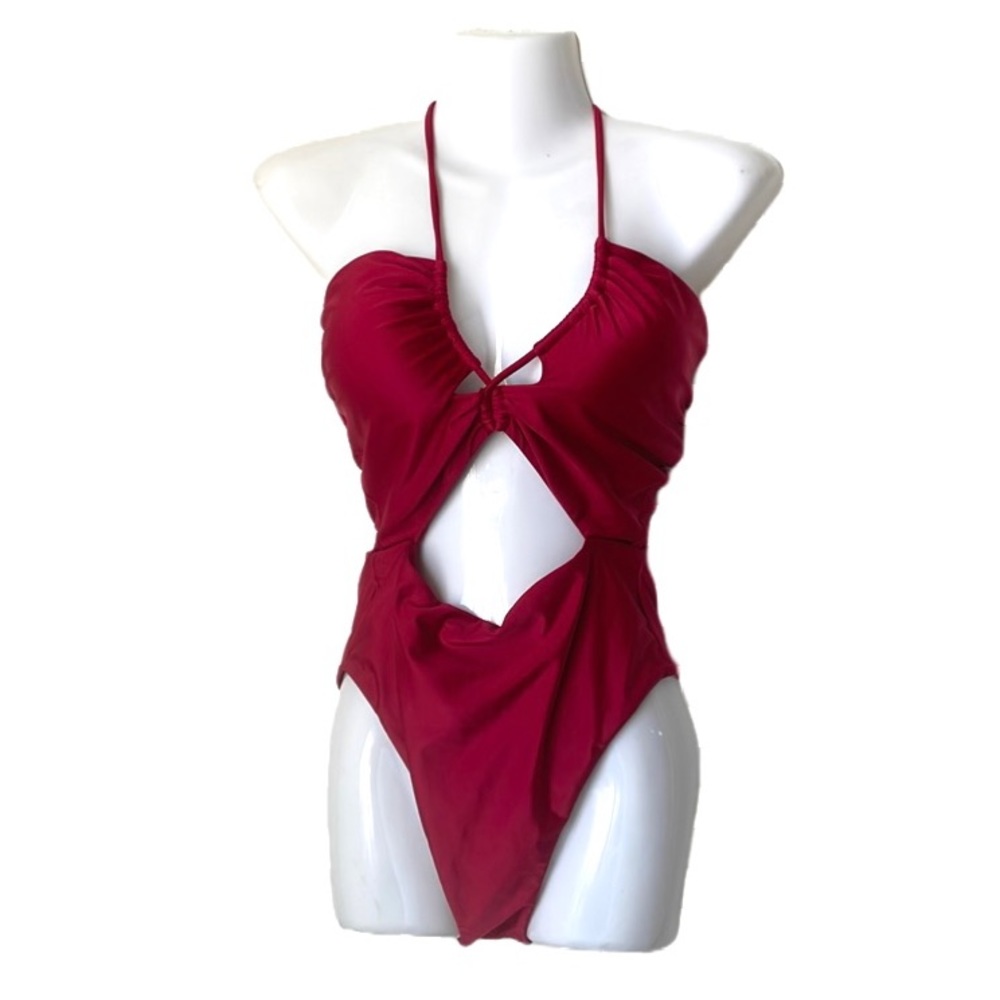 VIX Paula Hermanny red one piece swimsuit medium